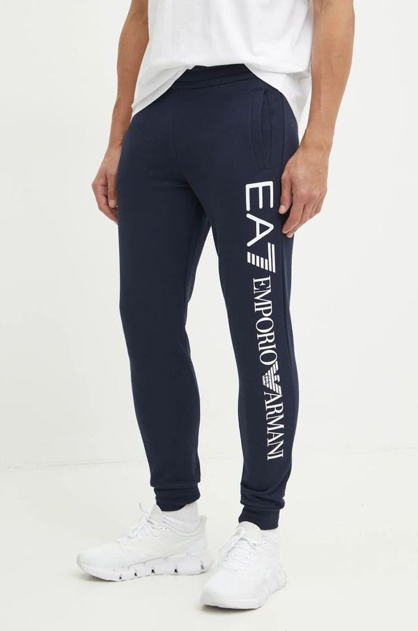 EA7 Emporio Armani Spodnji del trenirke EA7 Emporio Armani mornarsko modra barva, PJ07Z.8NPPB5