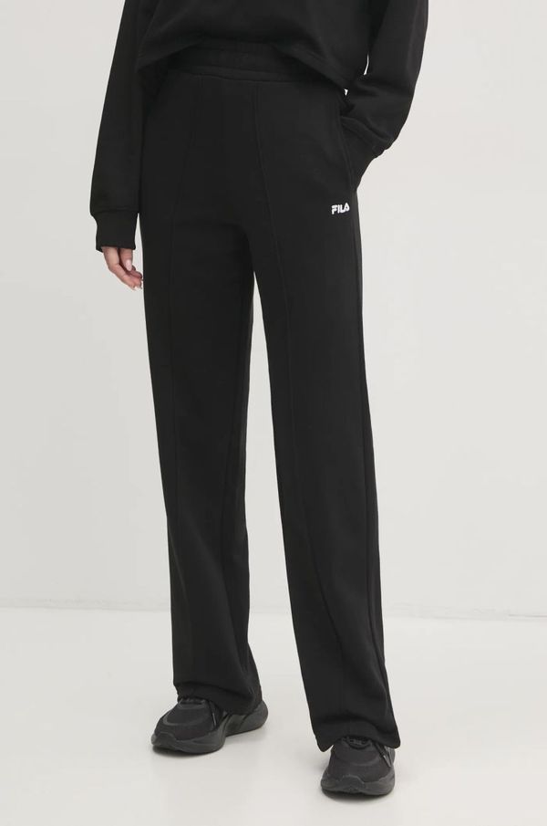 Fila Spodnji del trenirke Fila Lauka črna barva, FAW0910