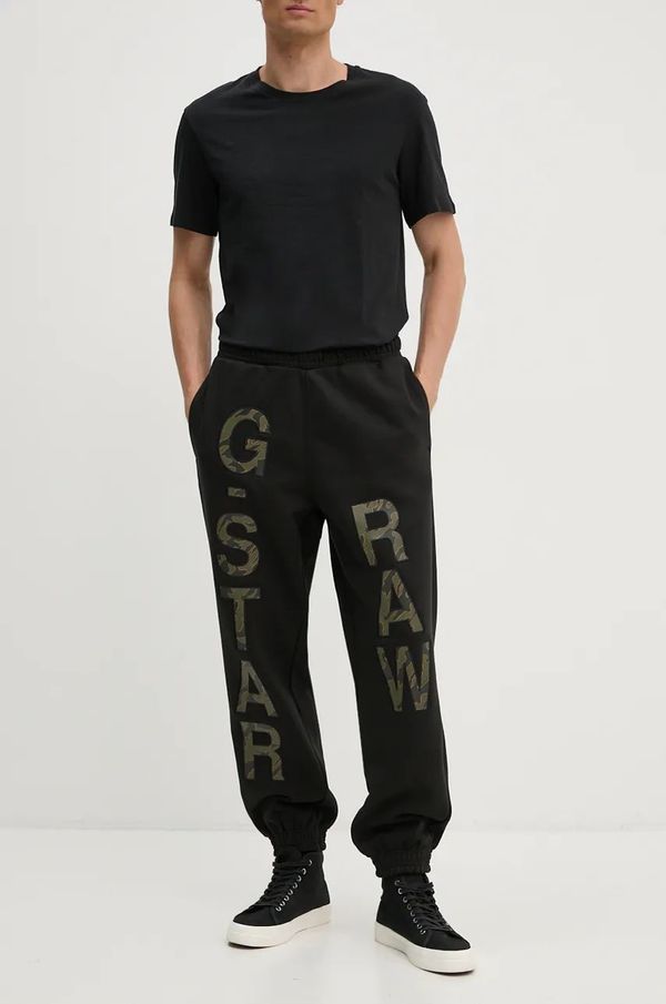 G-Star Raw Spodnji del trenirke G-Star Raw črna barva, D25531-D733