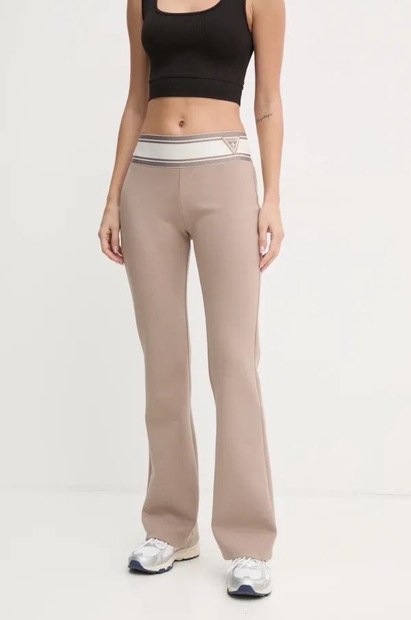 Guess Spodnji del trenirke Guess bež barva