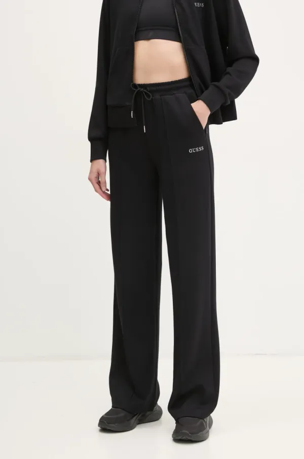 Guess Spodnji del trenirke Guess GELSEY črna barva, V5RB19 KCOB2