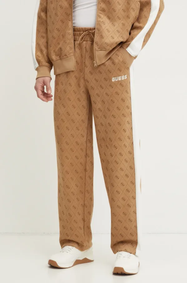 Guess Spodnji del trenirke Guess MOJO bež barva, Z5RB17 KCJY2