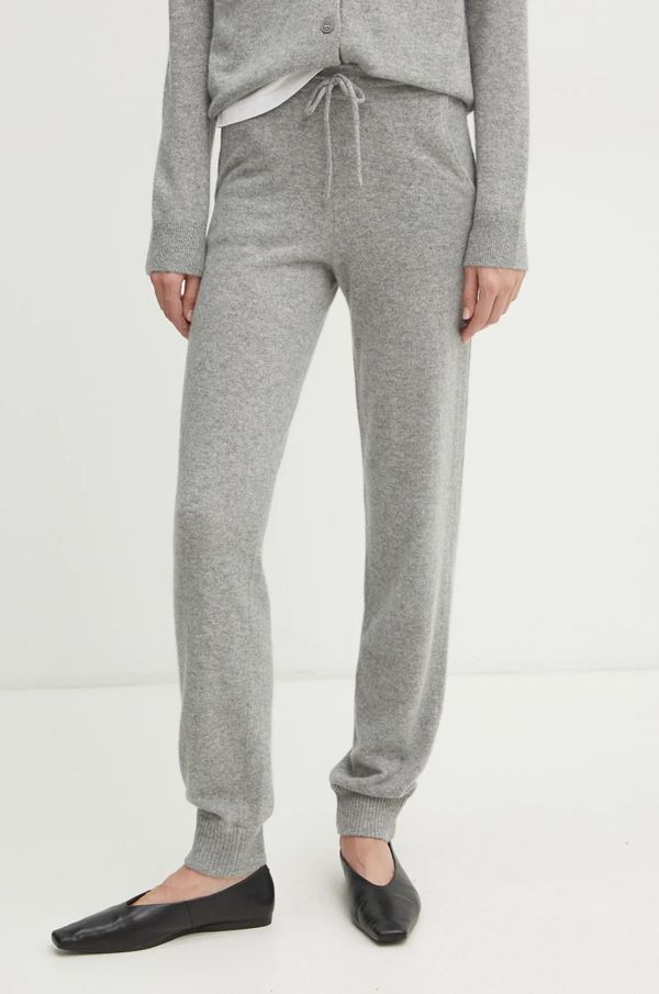 From Future Spodnji del trenirke iz kašmirja FROM FUTURE siva barva, WJO00006