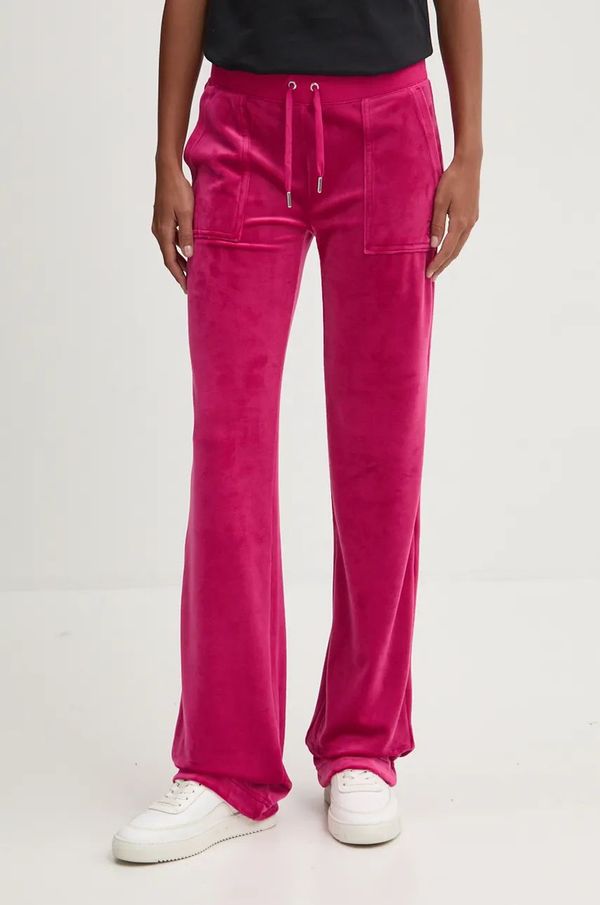 Juicy Couture Spodnji del trenirke Juicy Couture DEL RAY PANT roza barva, JCAP180EU