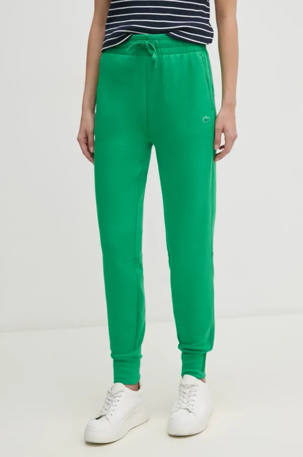 Lacoste Spodnji del trenirke Lacoste črna barva, XF0343