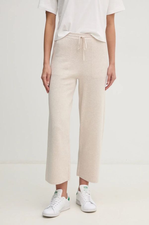 OUI Spodnji del trenirke OUI bež barva, 85753