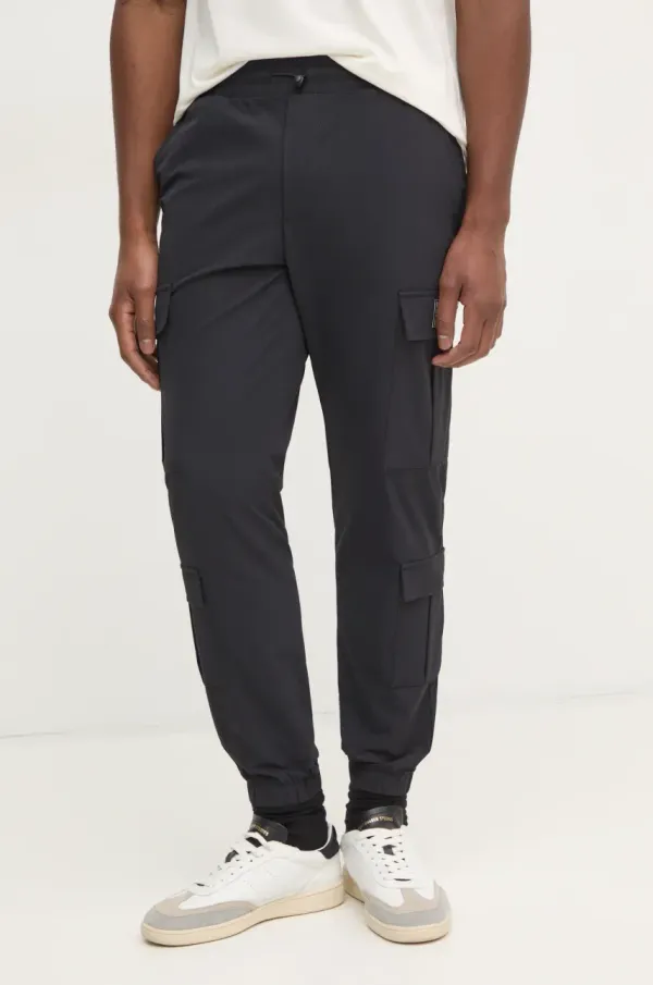 Plein Sport Spodnji del trenirke PLEIN SPORT črna barva, AADC MJT2453 SXV005N