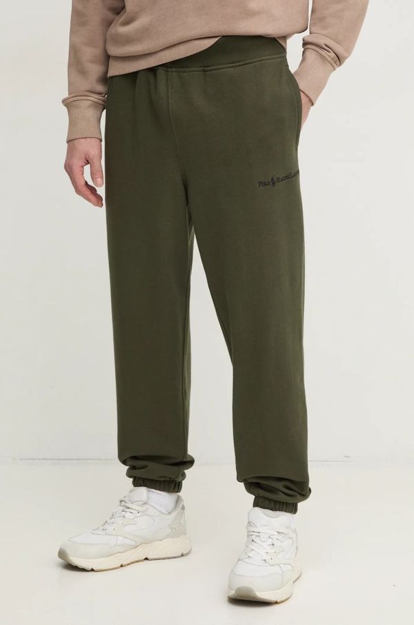Polo Ralph Lauren Spodnji del trenirke Polo Ralph Lauren zelena barva, 710961136