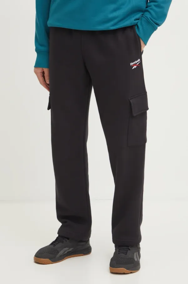 Reebok Classic Spodnji del trenirke Reebok Classic črna barva, 100221839