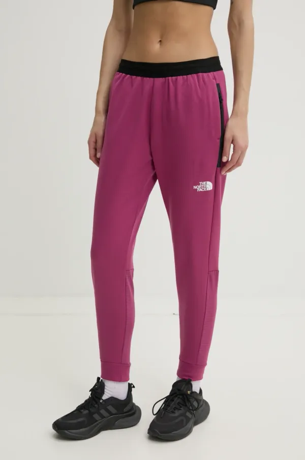 The North Face Spodnji del trenirke The North Face Mountain Athletics roza barva, NF0A893W6EO1