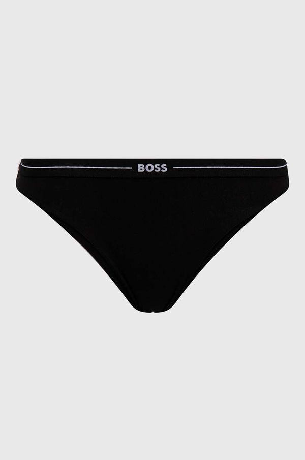 Boss Spodnjice BOSS 3-pack črna barva