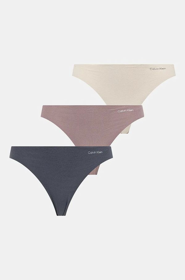 Calvin Klein Underwear Spodnjice Calvin Klein Underwear 3-pack bež barva, 000QD5200E