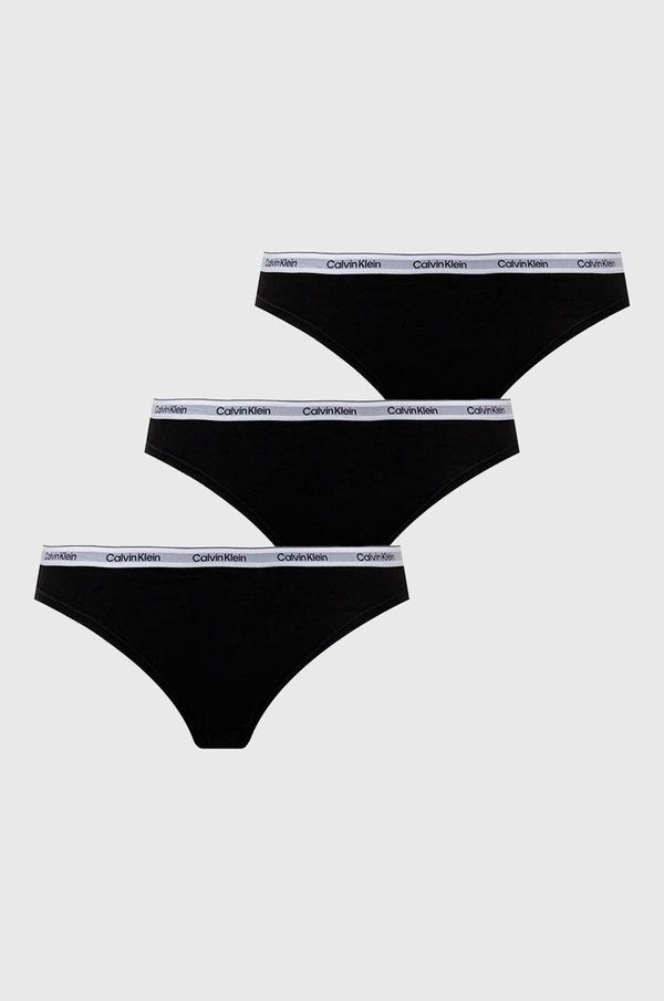 Calvin Klein Underwear Spodnjice Calvin Klein Underwear 3-pack črna barva