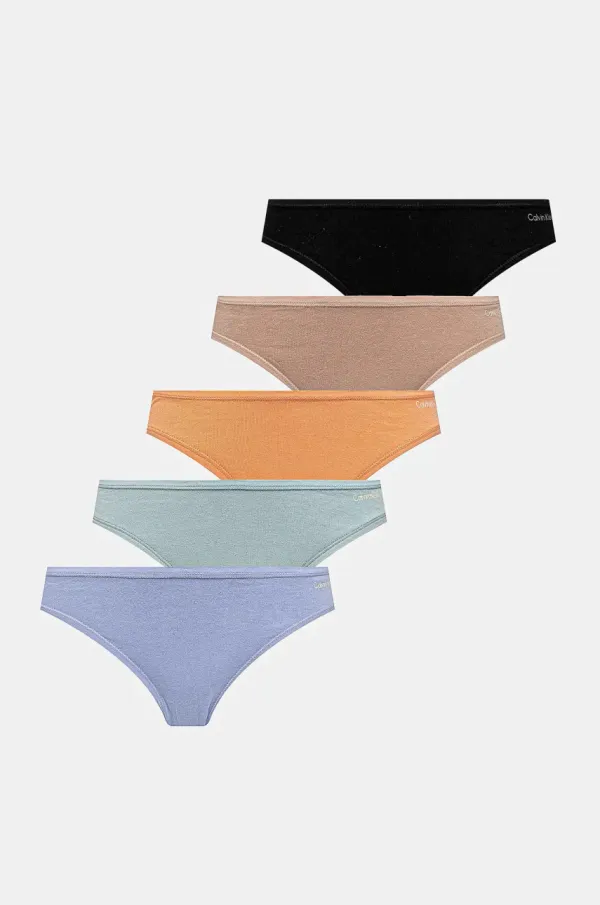 Calvin Klein Underwear Spodnjice Calvin Klein Underwear 5-pack oranžna barva, 000QD5251E