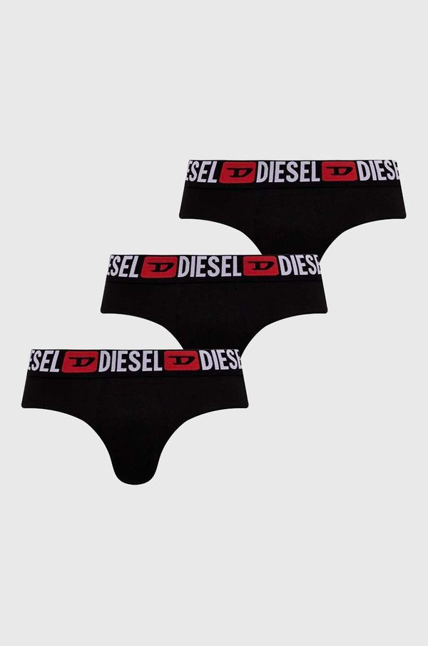 Diesel Spodnjice Diesel 3-pack črna barva