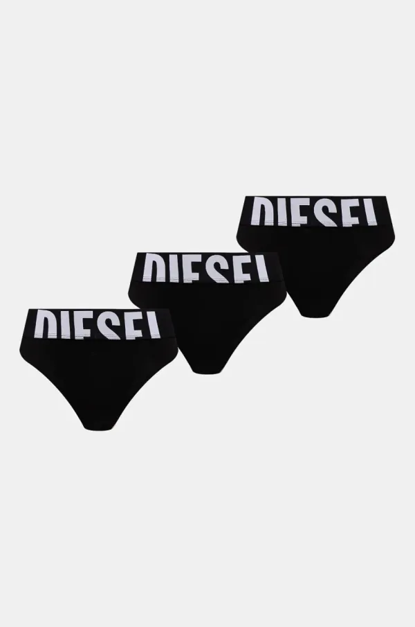 Diesel Spodnjice Diesel LOLA-D-POP-3PACK UNDERPANTS 2-pack črna barva, A17772.0HMAU