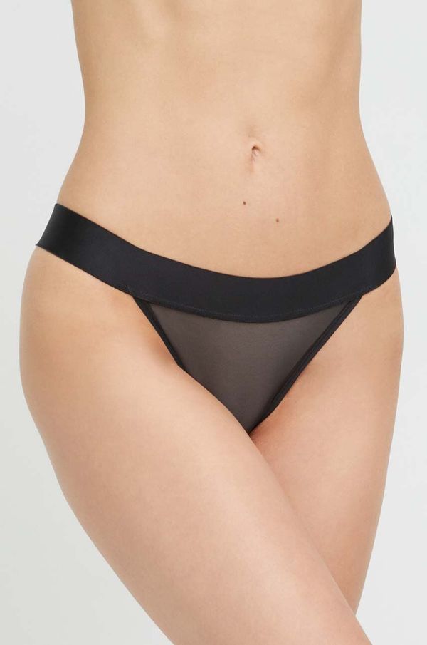 DKNY Spodnjice Dkny črna barva