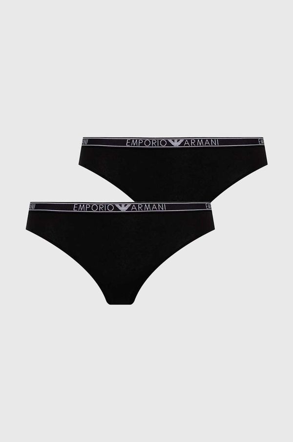 Emporio Armani Underwear Spodnjice Emporio Armani Underwear 2-pack črna barva, 163334 4F223