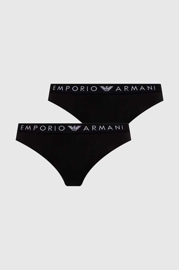 Emporio Armani Underwear Spodnjice Emporio Armani Underwear 2-pack črna barva, 163334 4F227