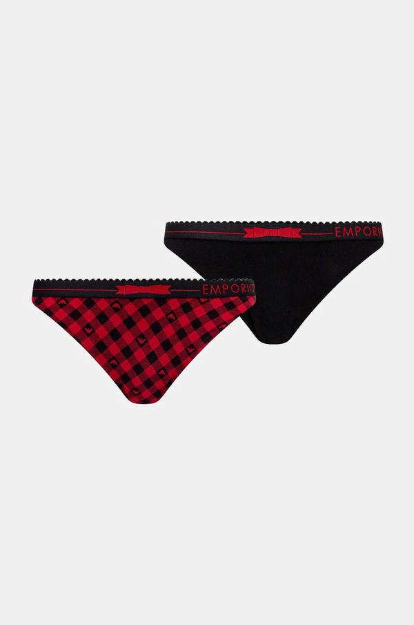 Emporio Armani Underwear Spodnjice Emporio Armani Underwear 2-pack črna barva, 164752 4F225