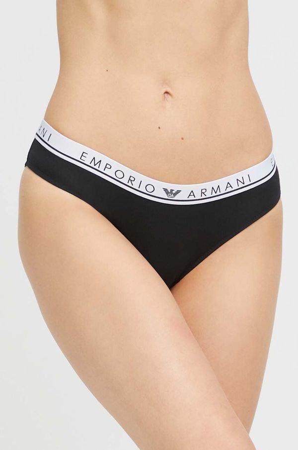 Emporio Armani Underwear Spodnjice Emporio Armani Underwear 2-pack črna barva