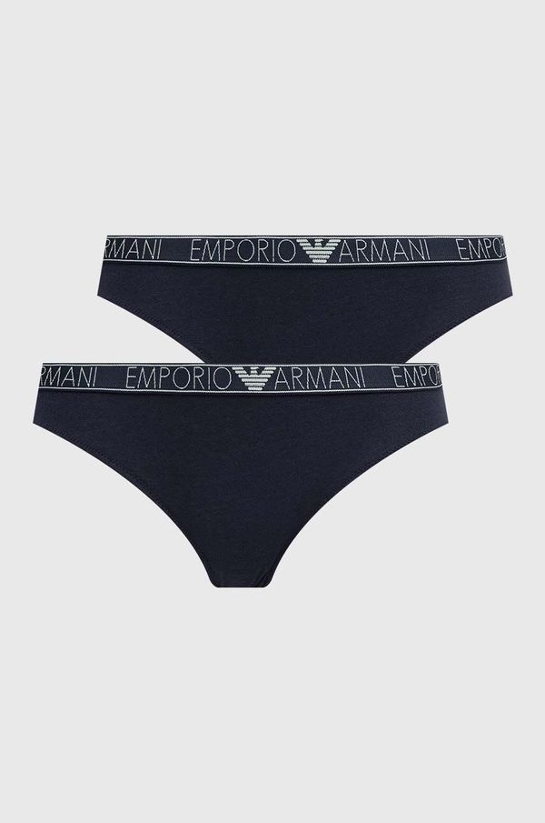 Emporio Armani Underwear Spodnjice Emporio Armani Underwear 2-pack mornarsko modra barva