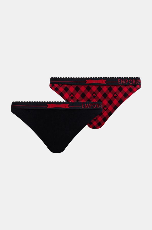 Emporio Armani Underwear Spodnjice Emporio Armani Underwear 2-pack rdeča barva, 163334 4F225