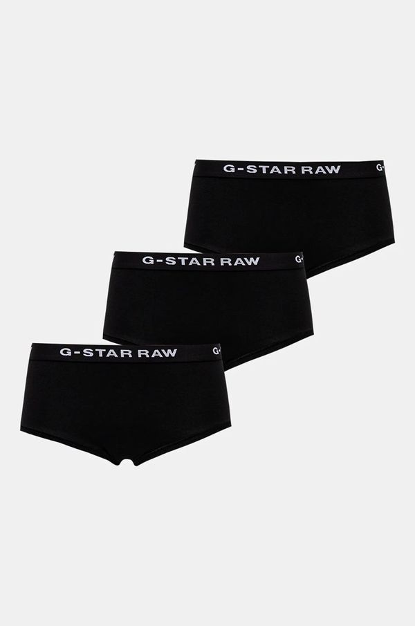 G-Star Raw Spodnjice G-Star Raw 3-pack črna barva, D24081-D516