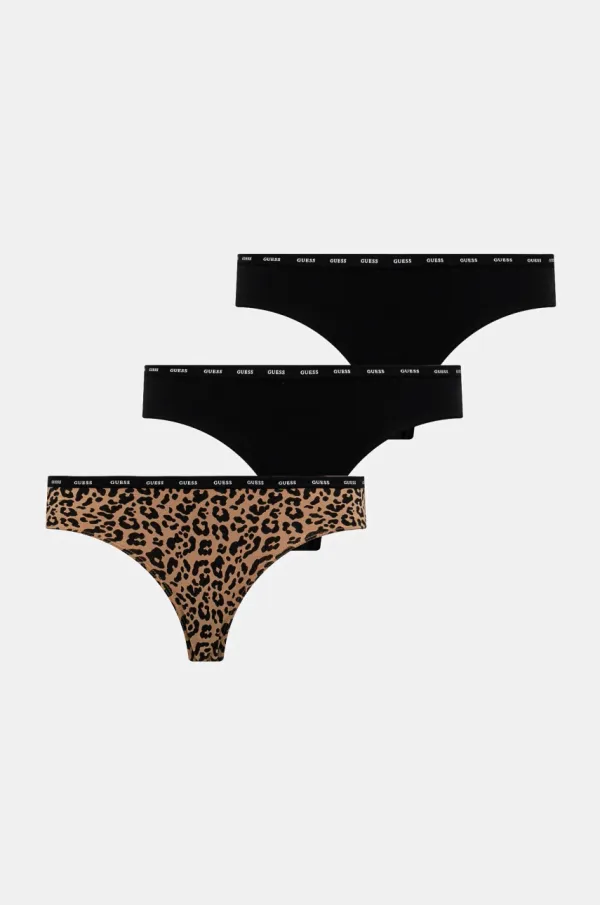 Guess Spodnjice Guess 3-pack črna barva, O5RG15 K6YW1