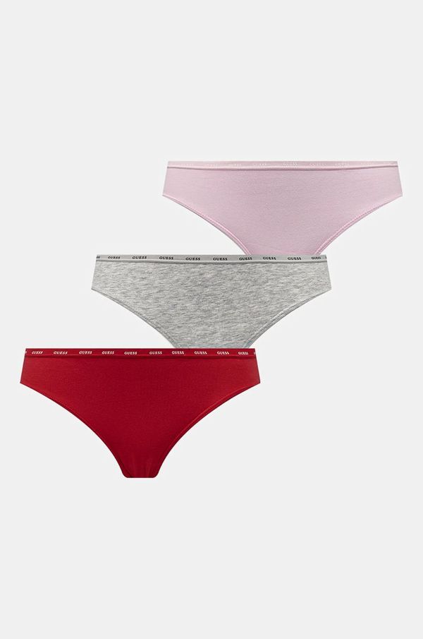 Guess Spodnjice Guess 3-pack siva barva, O5RG12 K6YW1