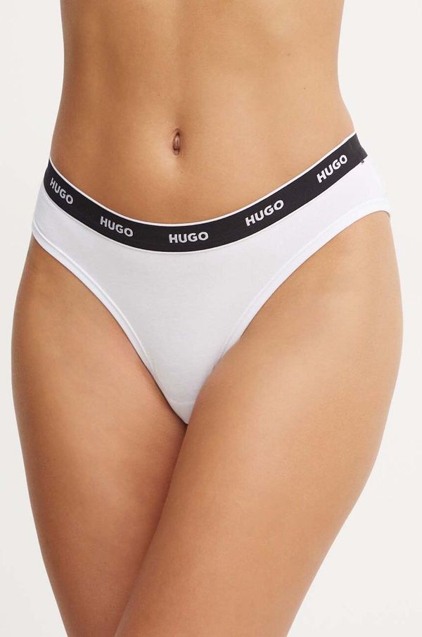 HUGO Spodnjice HUGO bela barva, 50510624