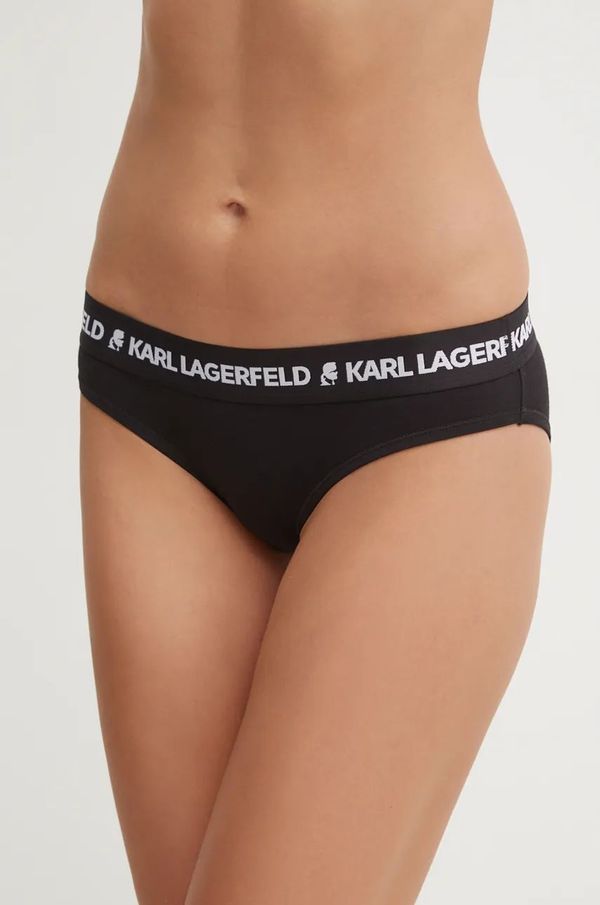 Karl Lagerfeld Spodnjice Karl Lagerfeld 3-pack črna barva, 246W2112