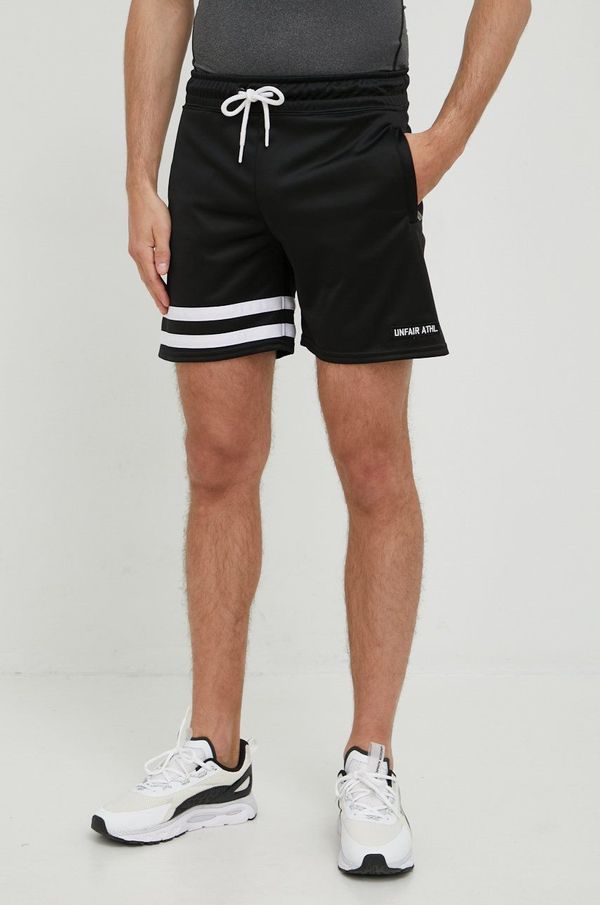 Unfair Athletics Spodnjice s hlačnicami Unfair Athletics moško, črna barva