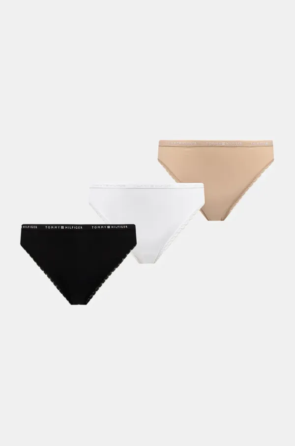 Tommy Hilfiger Spodnjice Tommy Hilfiger 3-pack črna barva, UW0UW05933