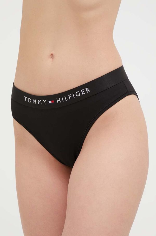 Tommy Hilfiger Spodnjice Tommy Hilfiger črna barva