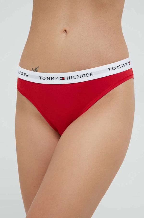 Tommy Hilfiger Spodnjice Tommy Hilfiger rdeča barva