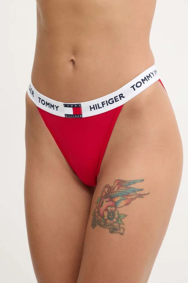 Tommy Hilfiger Spodnjice Tommy Hilfiger rdeča barva, UW0UW05622