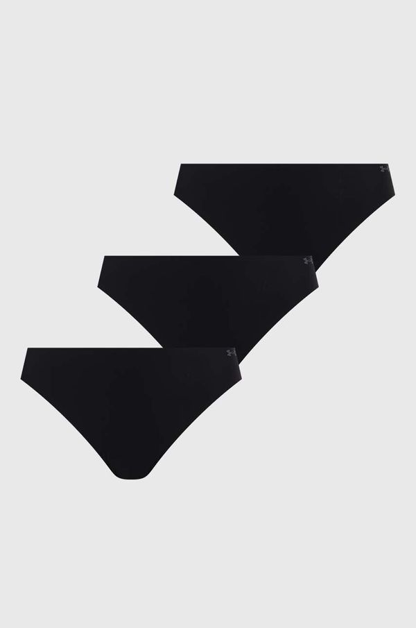 Under Armour Spodnjice Under Armour 3-pack črna barva