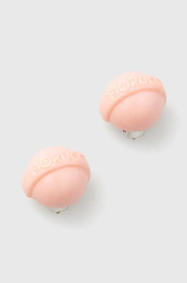 Fiorucci Sponke Fiorucci Pink Mini Lollipop Earrings