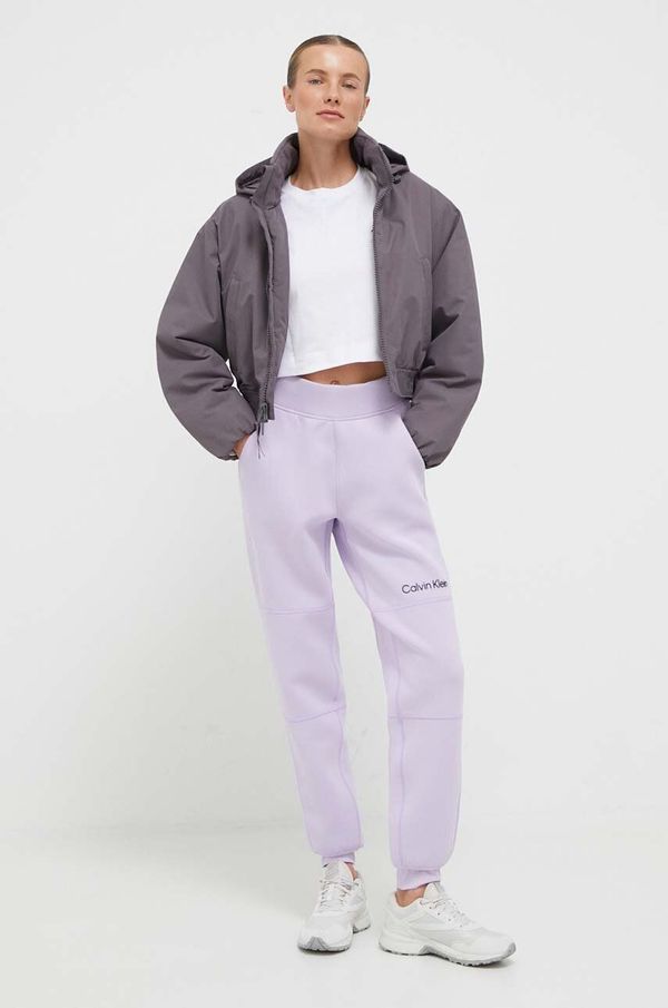 Calvin Klein Performance Športna jakna Calvin Klein Performance vijolična barva