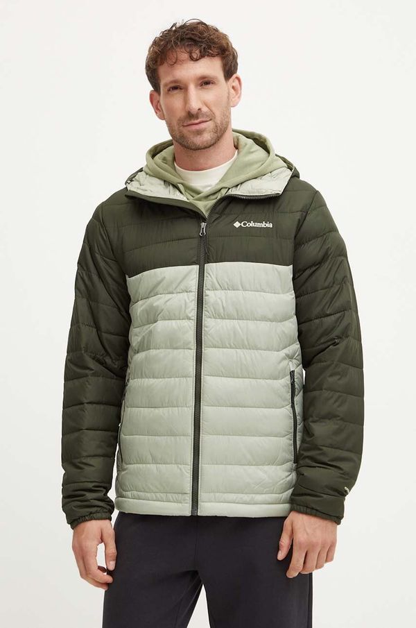 Columbia Športna jakna Columbia Powder Lite II zelena barva, 2086944