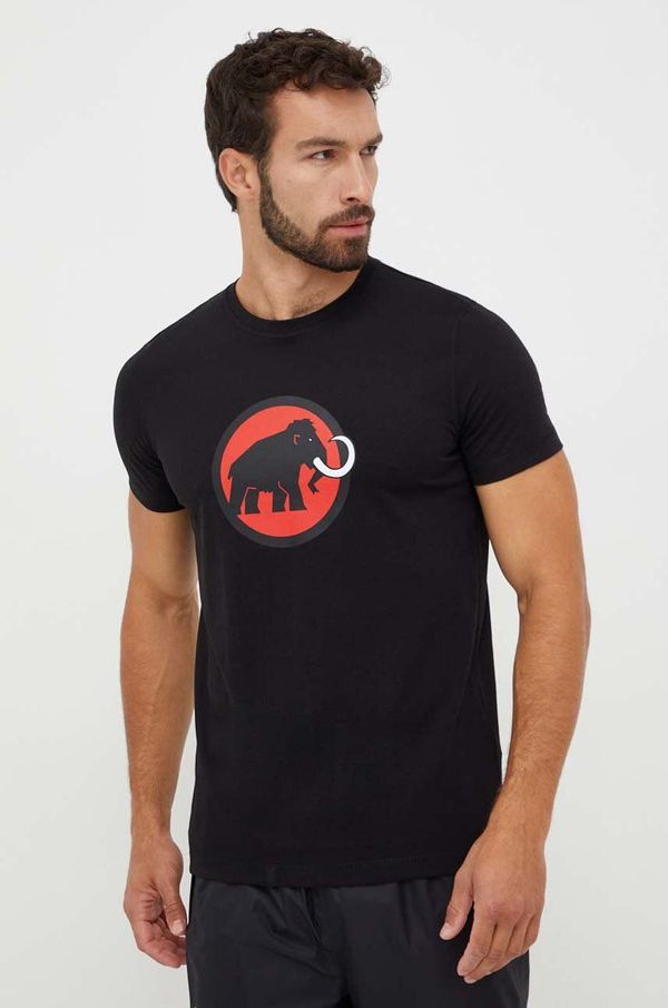 Mammut Športna kratka majica Mammut Core črna barva