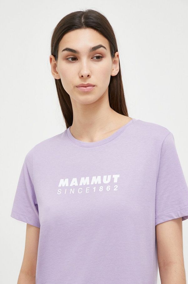 Mammut Športna kratka majica Mammut Core vijolična barva