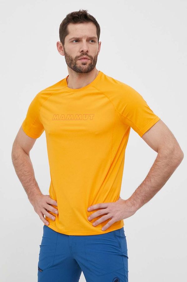 Mammut Športna kratka majica Mammut Selun FL oranžna barva