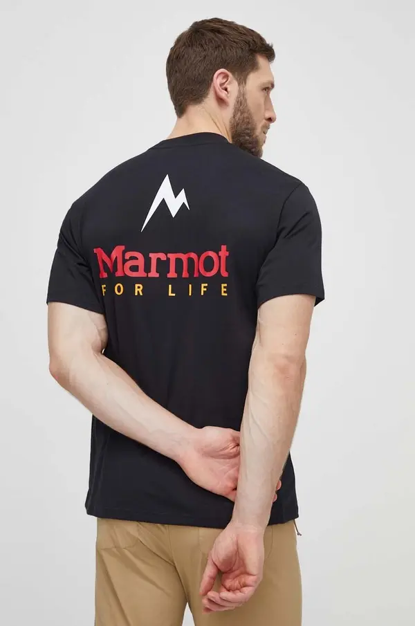 Marmot Športna kratka majica Marmot Marmot For Life