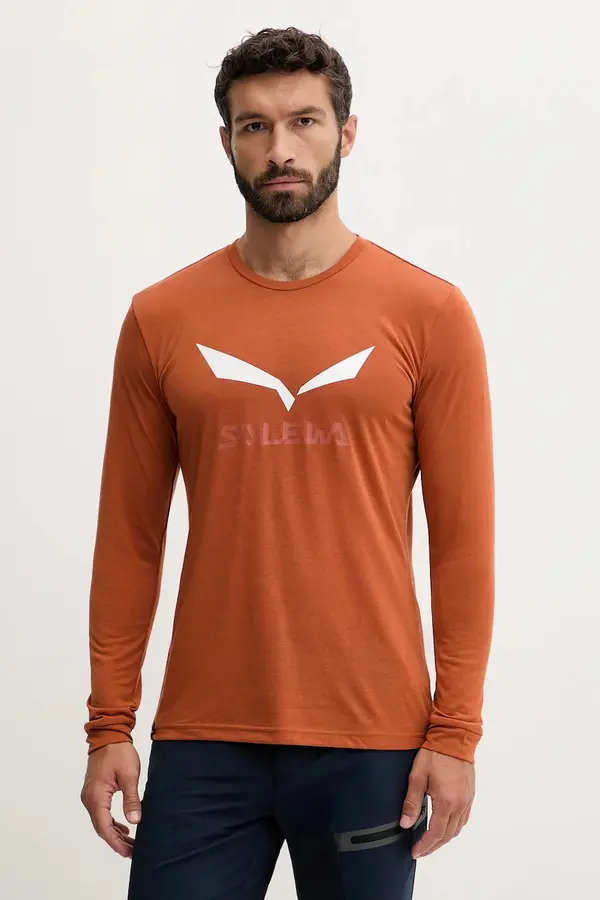 Salewa Športna majica z dolgimi rokavi Salewa Solidlogo