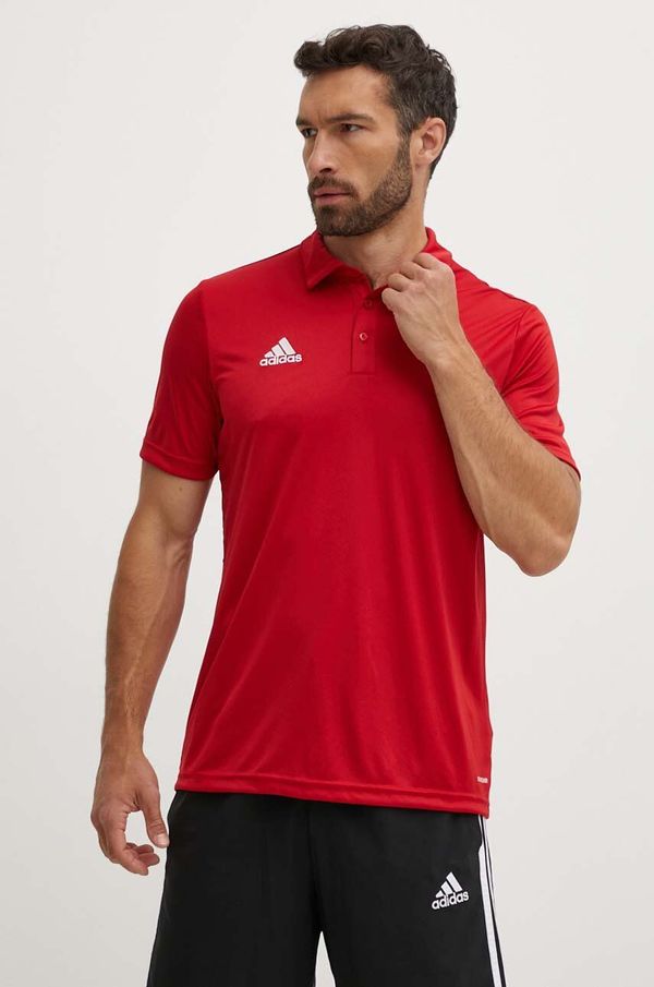 adidas Performance Športna polo majica adidas Performance Entrada 22 rdeča barva, H57489