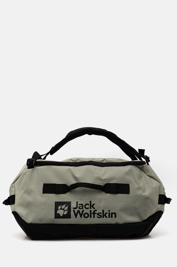 Jack Wolfskin Športna torba Jack Wolfskin All-In Duffle 45 zelena barva, A62111