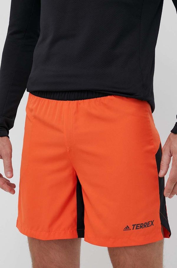 adidas TERREX Športne kratke hlače adidas TERREX moški, oranžna barva