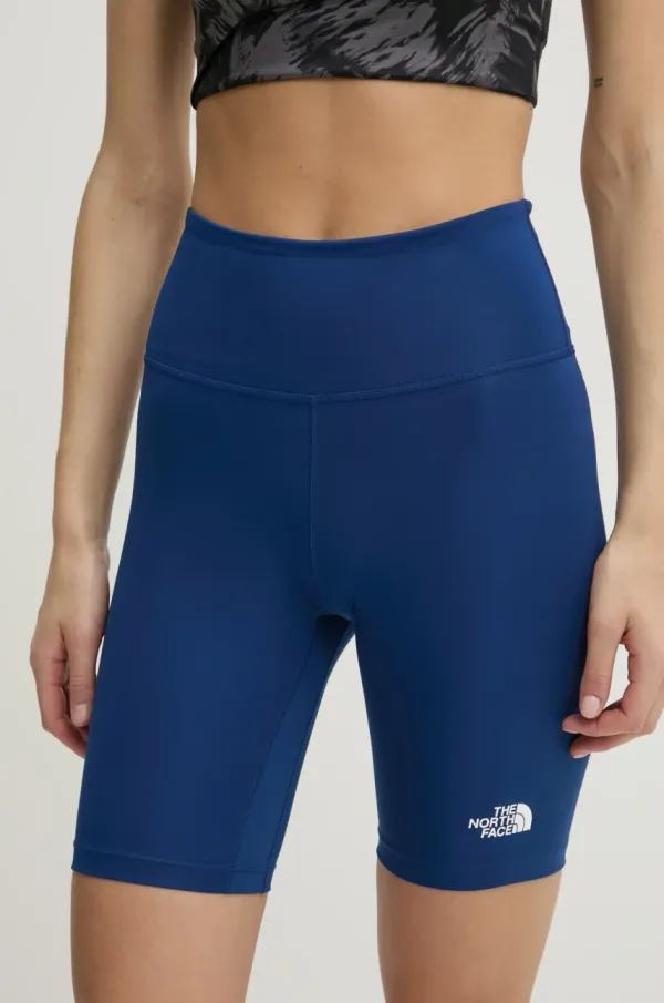 The North Face Športne kratke hlače The North Face Flex ženske, mornarsko modra barva, NF0A8BRVD1R1